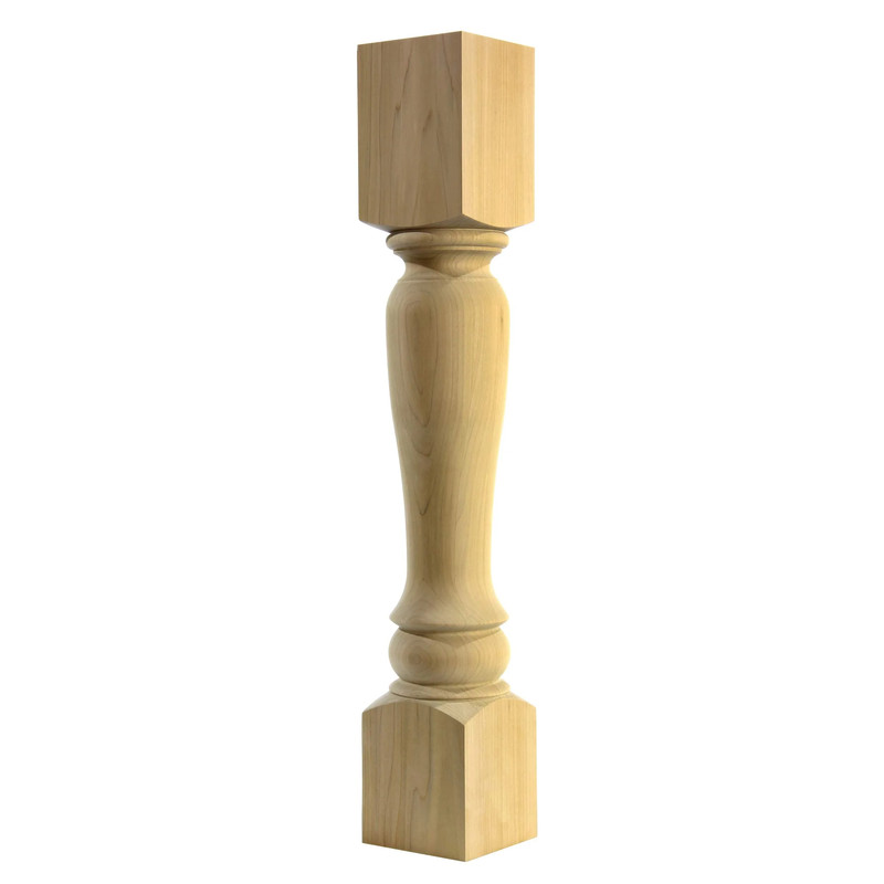 Turned Post - Style 79 - 34.5"H - Species:Alder